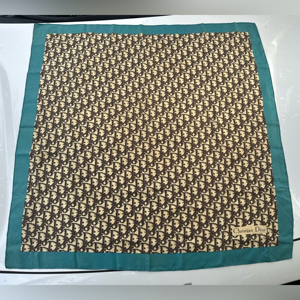 Vintage Christian Dior Scarf – 100% Silk